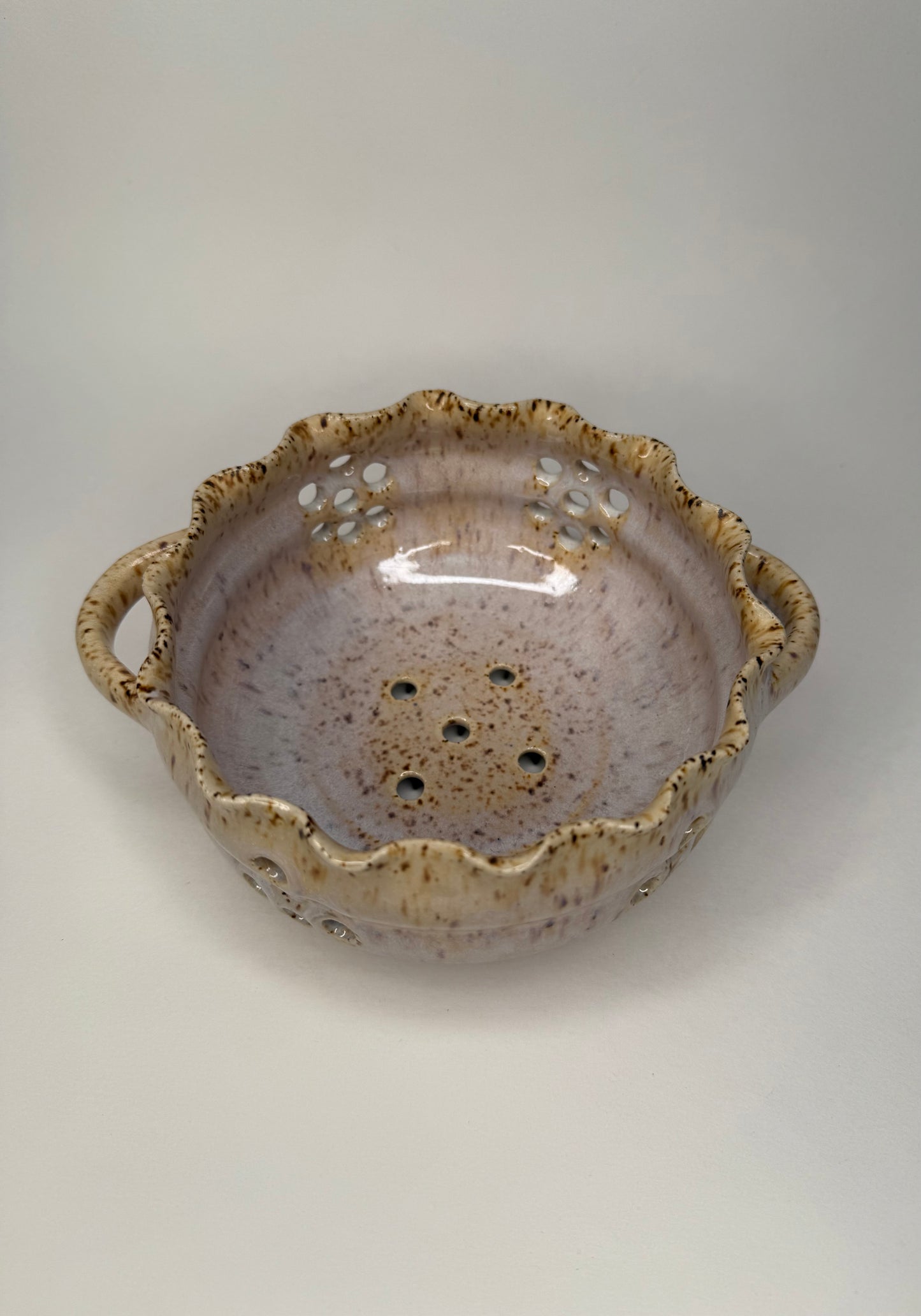 Purple Nacre Berry Bowl
